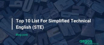 Top 10 List For Simplified Technical English (STE)