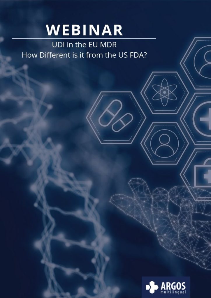 In this webinar on “UDI in the EU MDR – How different is it from the US FDA?”, speaker Lena Cordie, focuses on comparing the similarities and differences between the US and EU UDI requirements