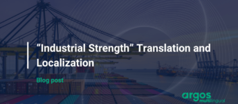 “Industrial Strength” Translation and Localization