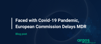 Faced with Covid-19 Pandemic, European Commission Delays MDR