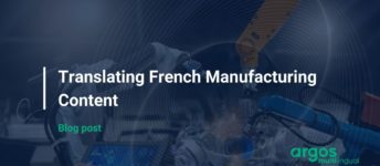 Translating French Manufacturing Content
