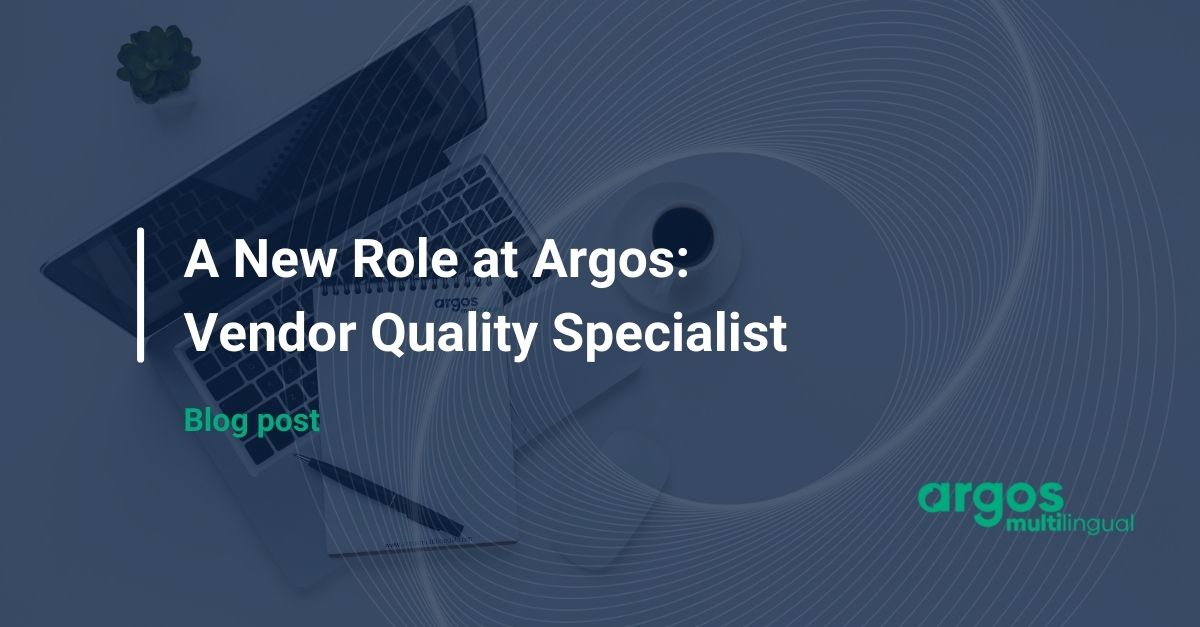 A New Role at Argos Vendor Quality Specialist
