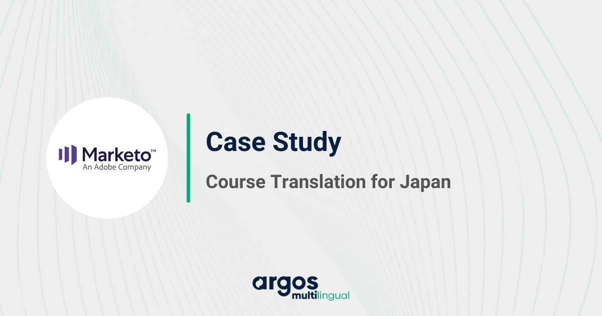 Course Translation for Japan - Case Studies - Translation Best Practices