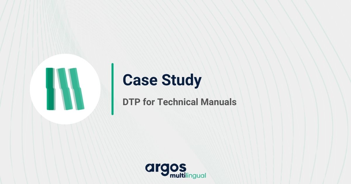 DTP for Technical Manuals - Case Studies - Desktop Publishing (DTP)