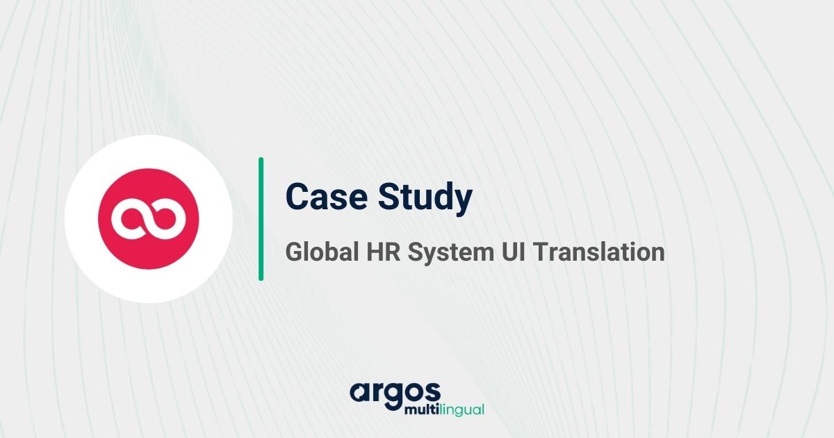 Global HR System UI Translation - Case Studies - Software & Website Localization - Human Resources
