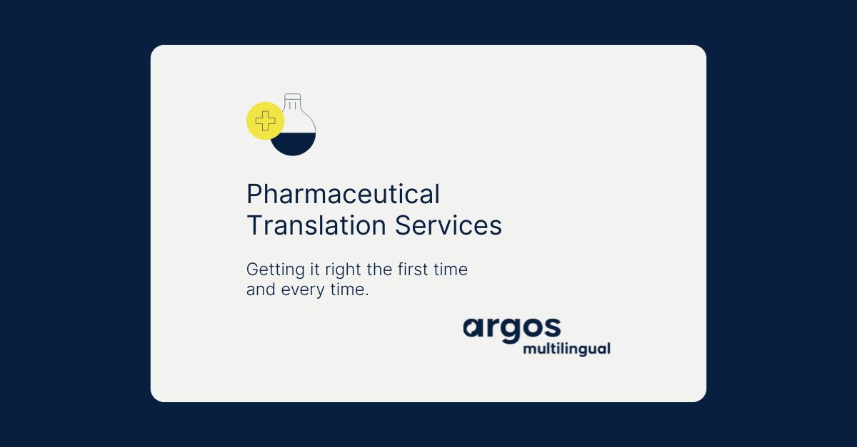 Pharmaceutical Translation Services | Argos Multilingual