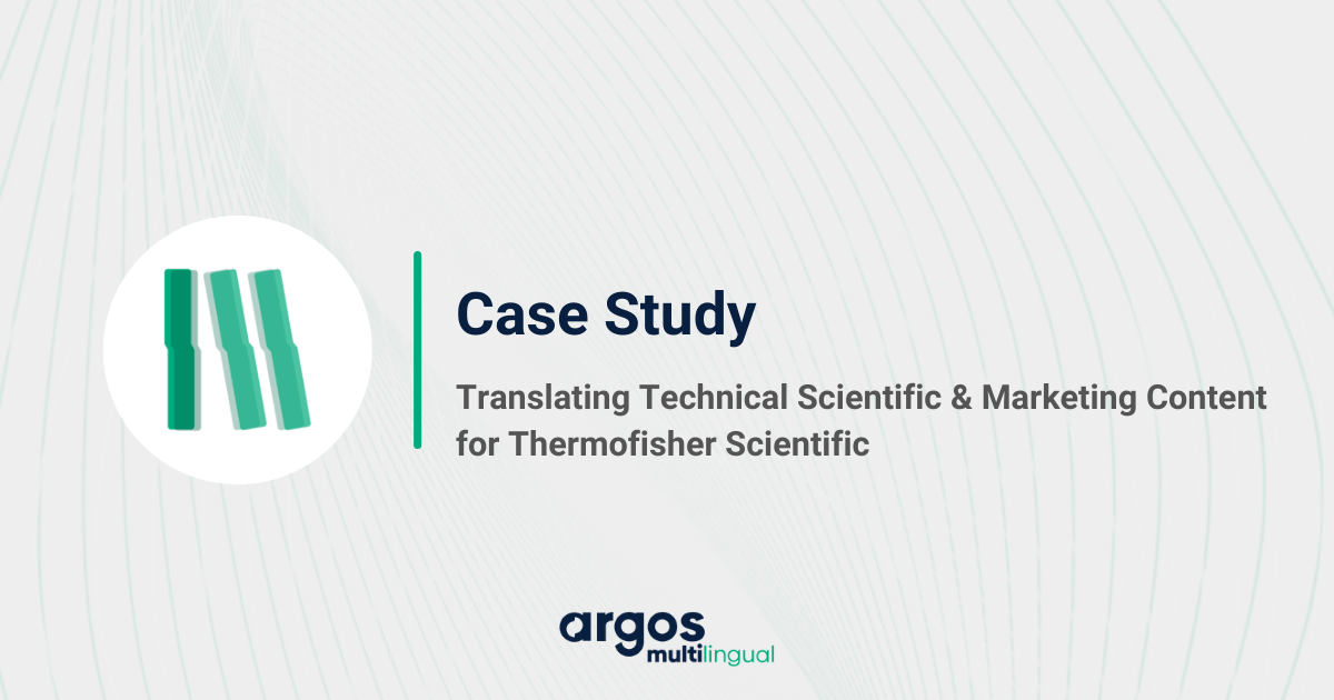 Translating Technical Scientific & Marketing Content for Thermofisher Scientific - Case Studies - Marketing & SEO - Life Sciences & Medical Devices