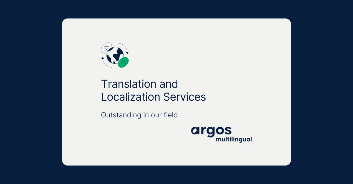 Translation and Localization Services | Argos Multilingual