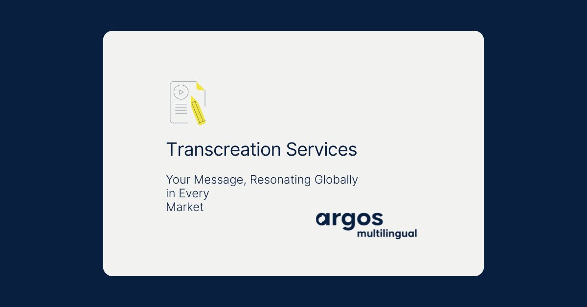 Transcreation | Argos Multilingual