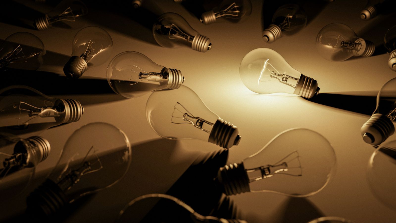 An illuminated light bulb representing innovative ideas for translation RFP procurement strategies.