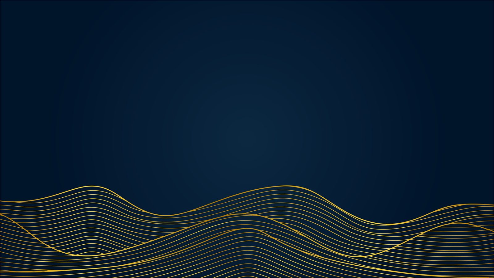Abstract navy and gold wave lines evoking enterprise AI localization as Argos Multilingual is included in the Forrester Wave evaluation